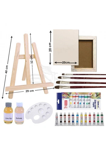 Yeni Başlayanlar İçin Yağlı Boya Seti 3