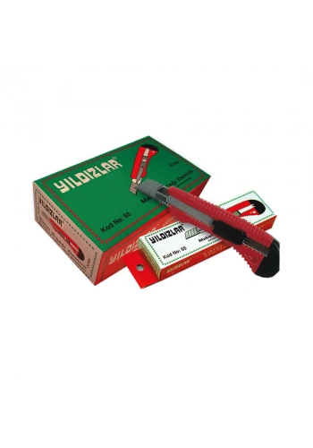 Yıldızlar Maket Bıçağı Geniş Metal Uçlu