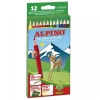 ALPINO 12 RENK KURU BOYA 1/1 TAM BOY AL-10654