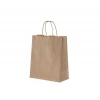 Burgu Saplı Kraft Kağıt Çanta 26x14x29 cm - 25 Adet