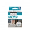 DYMO D1 Beyaz/Siyah Yedek Şerit 12mm x 7mt (45013)
