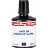 EDDİNG T100 SİYAH PERMANENT MÜREKKEP 100ML