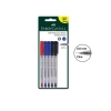 Faber Castell 1440 Tükenmez Kalem 5li Set (2 Mavi-2 Siyah-1 Kırmızı)