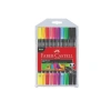 Faber-Castell Keçeli Kalem 10 Renk Neon Çift Taraflı