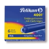 Pelikan Kartuş Serisi TP6X Dolma Kalem Kartuşu Mavi