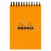 Rhodia Basic Kareli Bloknot Turuncu Kapak Spiralli 80g 80 Yaprak