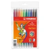Stabilo Trio 2in1 Çift Uçlu Keçeli Kalem 10 Renk 222/10-01