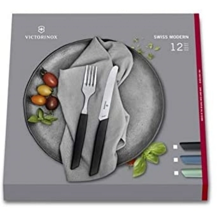 ​Victorinox 6.9093.11W.12 Swiss Modern 12 Parça Masa Seti