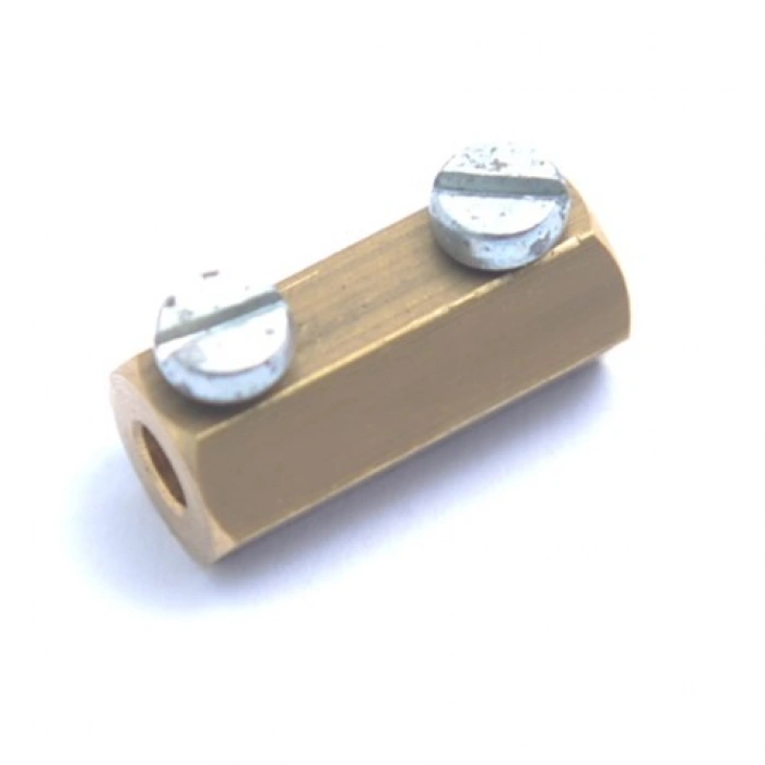 Düz Makine Apara Bağlantı Yüzüğü Çift Delikli 4mm