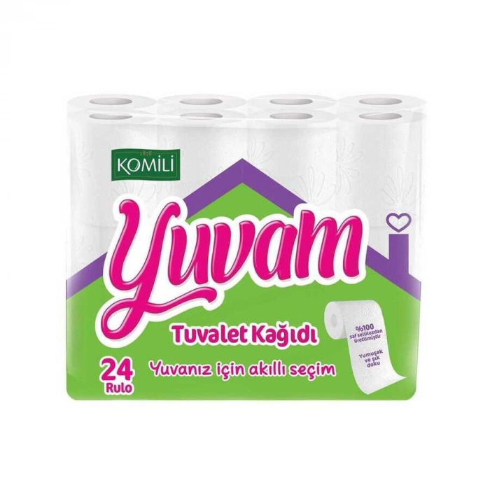 2 Katlı Tuvalet Kağıdı - 24 Adet