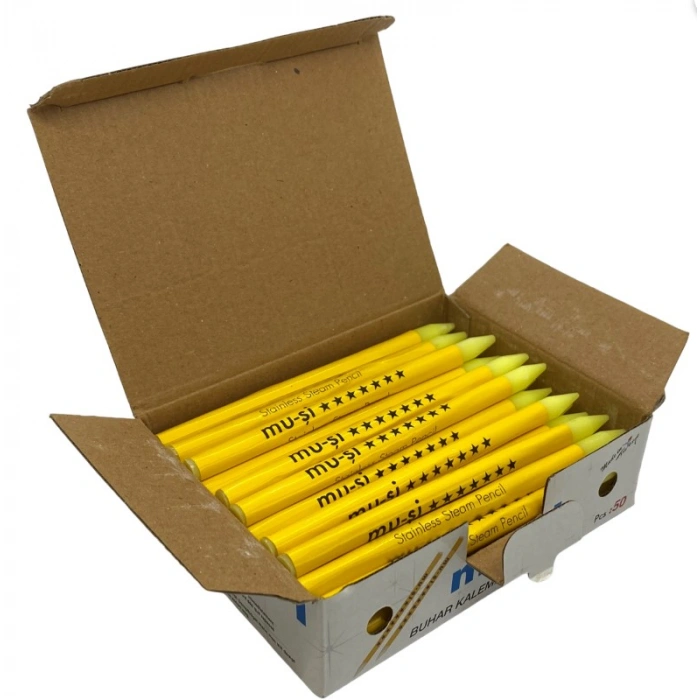 Sabun Kalem Çizgi Taşı Sarı 50 Adet / MUSI-10