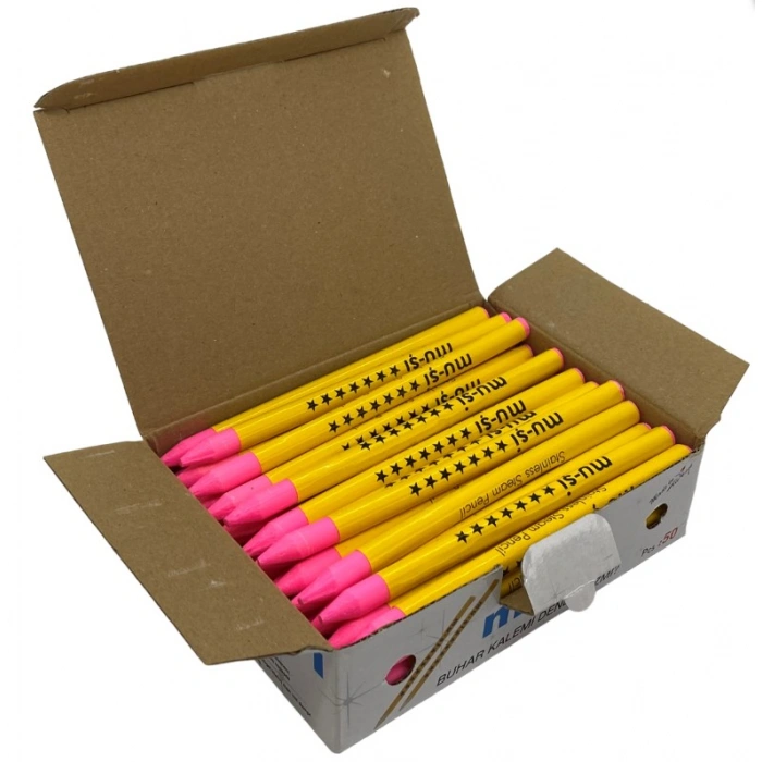 Sabun Kalem Çizgi Taşı Pembe 50 Adet / MUSI-09