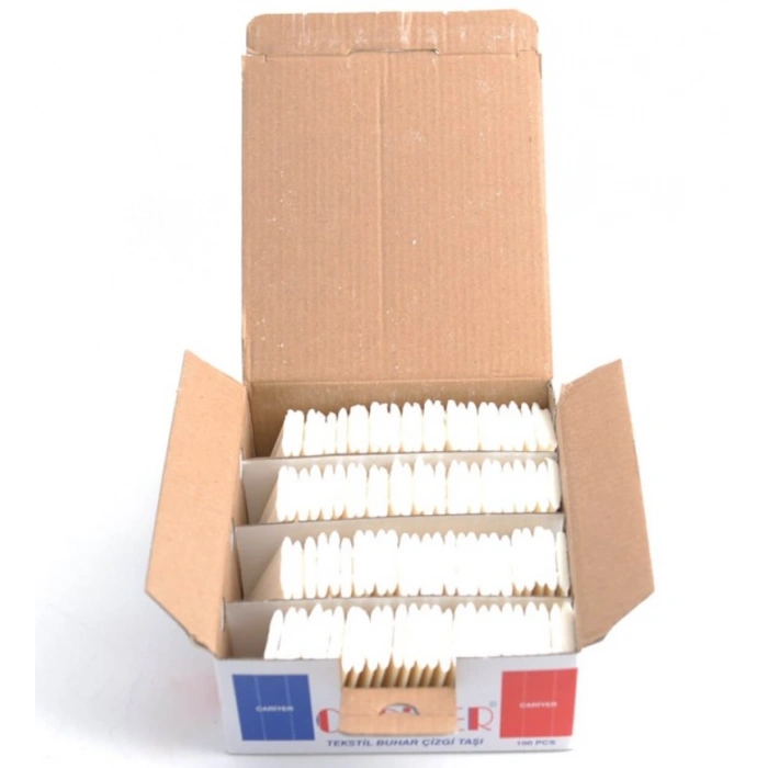 Sabun Çizgi Taşı Beyaz 100 Adet / CARIYER-02