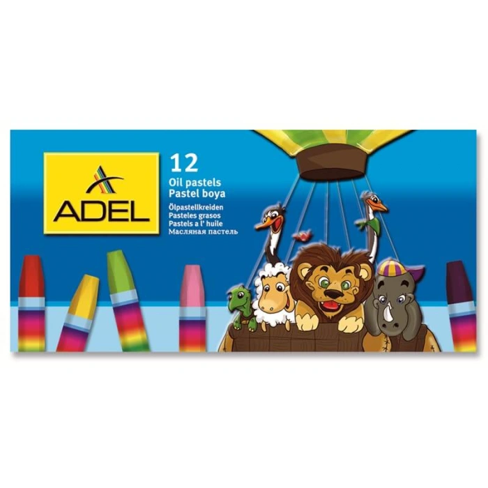 ADEL 12 RENK PASTEL BOYA 837002