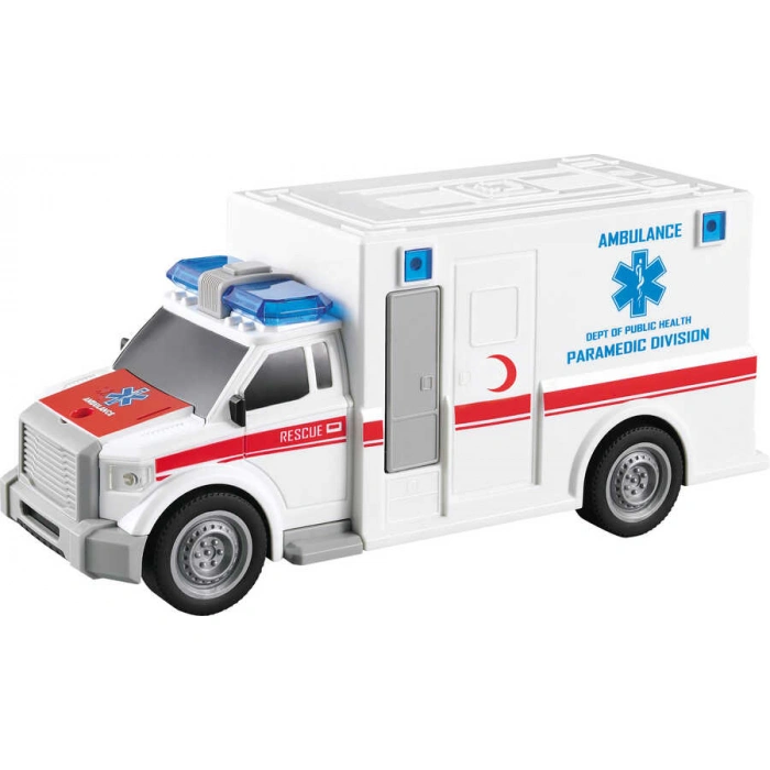 Adeland Nitro Speed 1:20 Polis Ambulans Beyaz