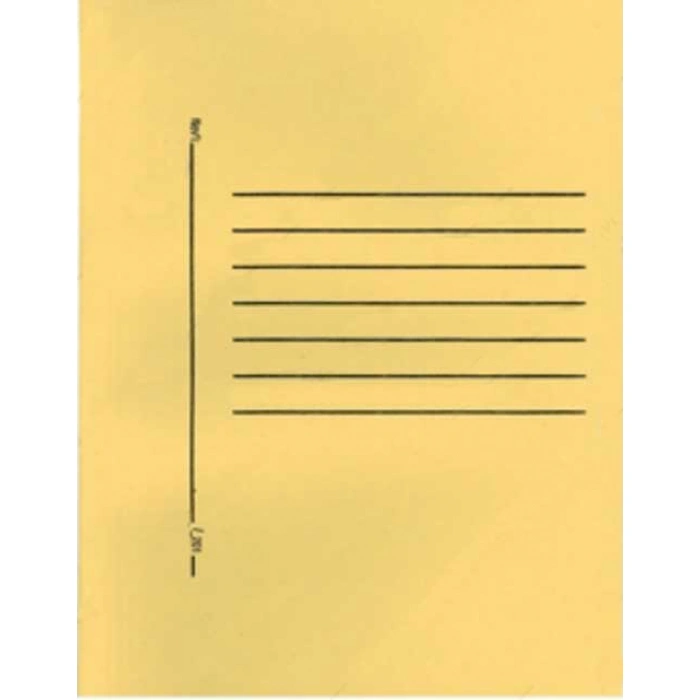 ALEMDAR SARI TELLİ TAM KAPAKLI LÜKS KARTON DOSYA