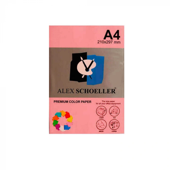 Alex Schoeller Fotokopi Kağıdı Renkli A4 500lü 570 Pembe