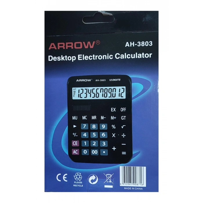 Arrow AH-3803 12 Haneli Hesap Makinası