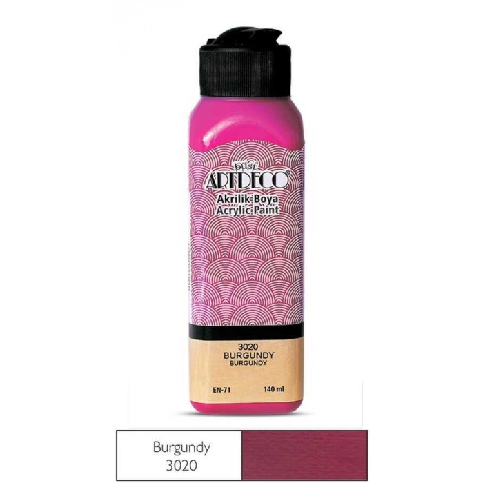 Artdeco Akrilik Boya 140 ml Burgundy