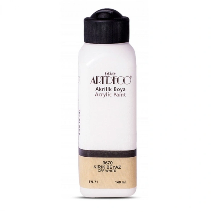 ARTDECO AKRİLİK BOYA 140 ML KIRIK BEYAZ 070R-3670