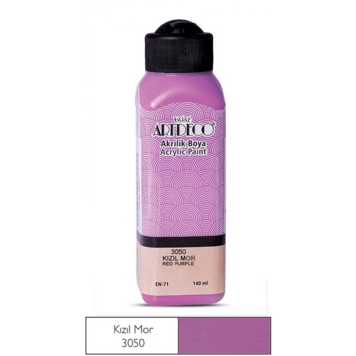 Artdeco Akrilik Boya 140 ml Kızıl Mor