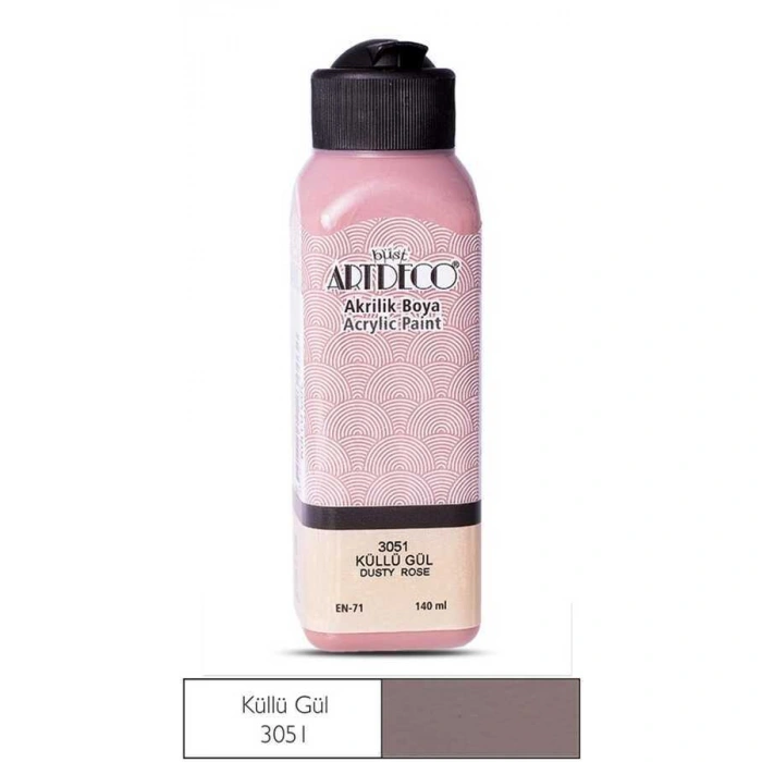 Artdeco Akrilik Boya 140 ml Küllü Gül