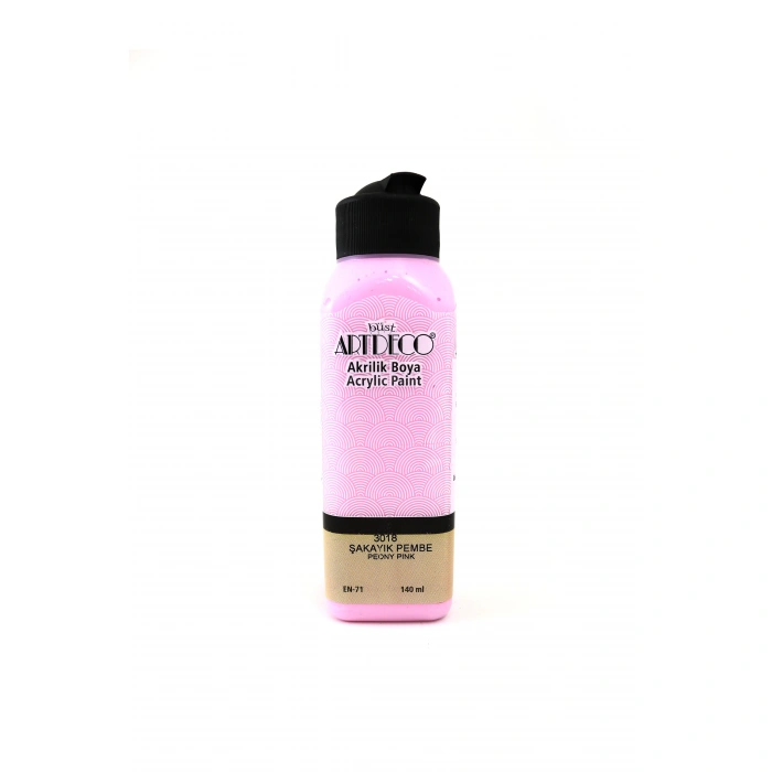 ARTDECO AKRİLİK BOYA 140 ML ŞAK. PEMBE 070R-3018