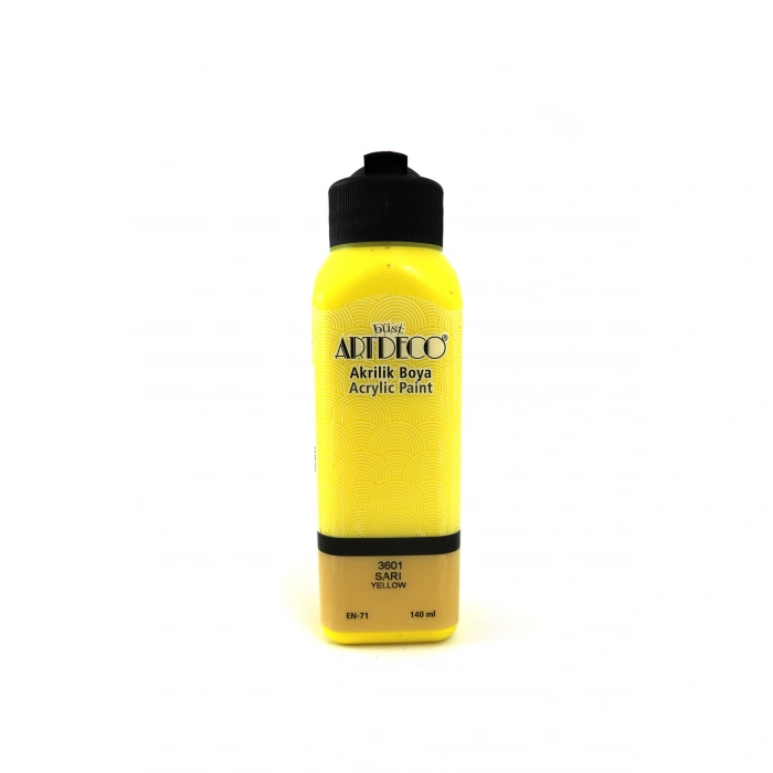 ARTDECO AKRİLİK BOYA 140 ML SARI 070R-3601
