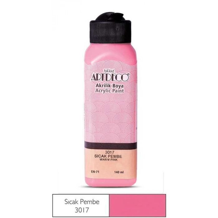 Artdeco Akrilik Boya 140 ml Sıcak Pembe