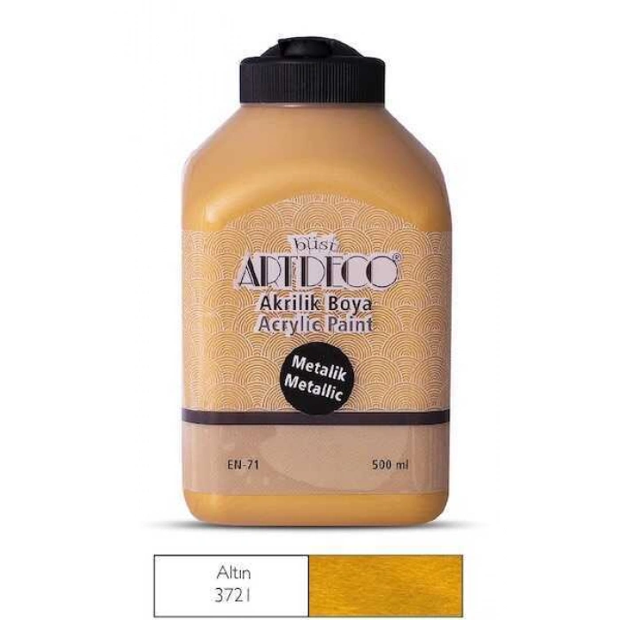 Artdeco  Akrilik Boya Metalik 500 ml Altın