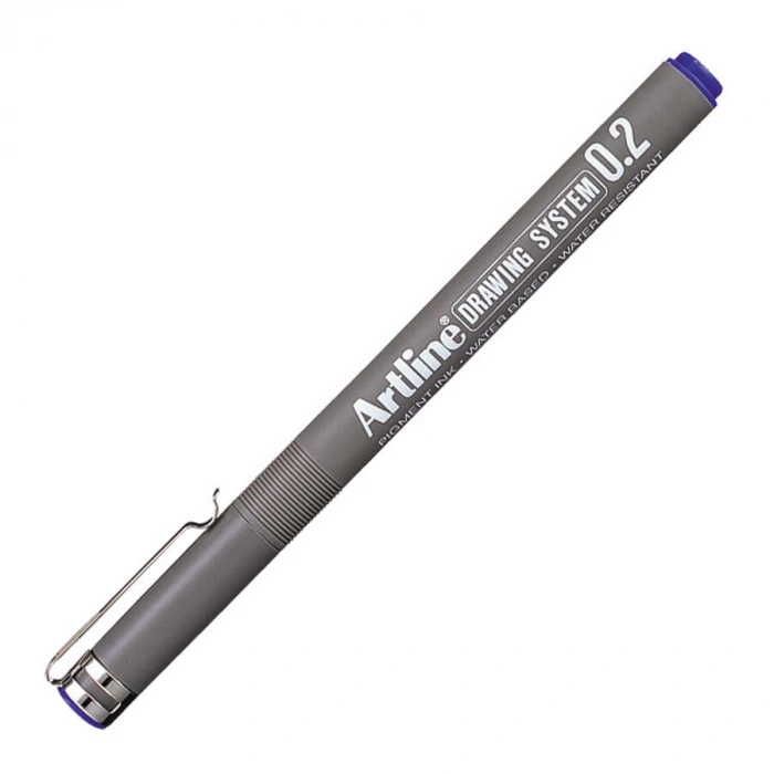 Artline 232 Çizim Kalemi Drawing System 0.2 mm Mavi
