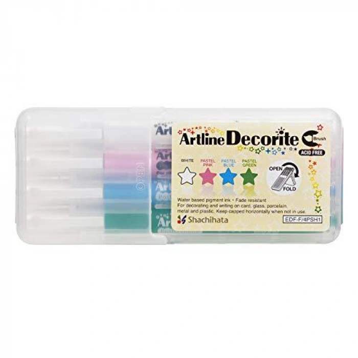 Artline Decorite Brush Marker Set: 1