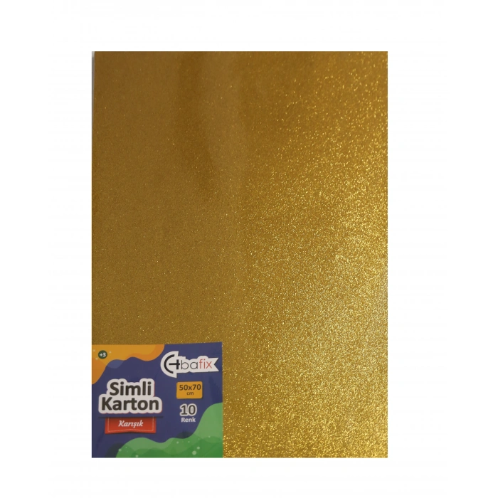 Bafix Simli Karton 50x70 10 Renk Karışık