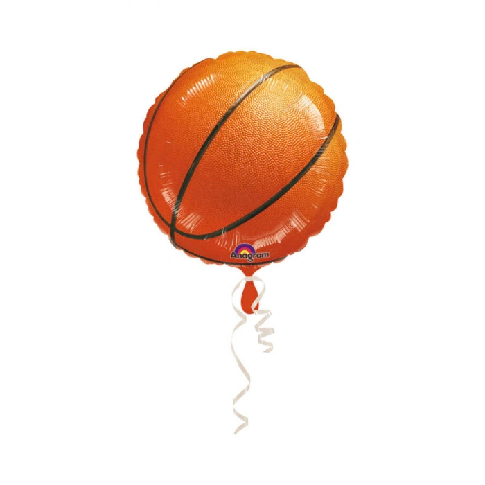 Basketbol Topu Folyo Balon 45 cm
