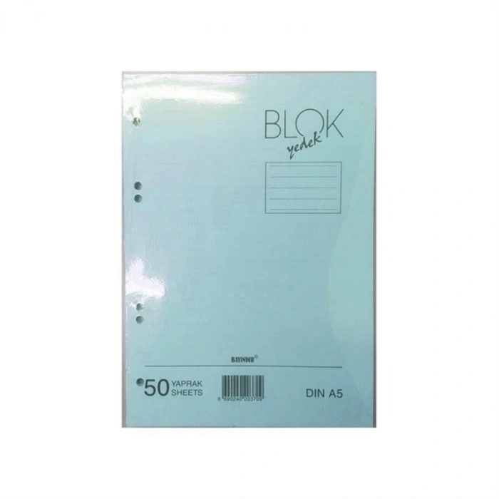 BAYINDIR A5 KOLEJ YEDEK MAVİ ÇİZGİLİ