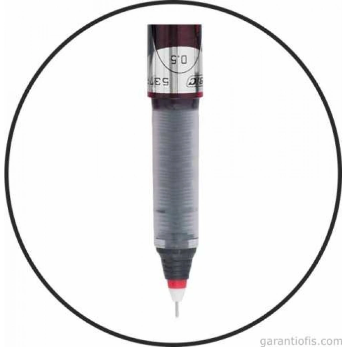 Bic 537R İğne Uçlu Kırmızı Roller Kalem (0,5 mm)