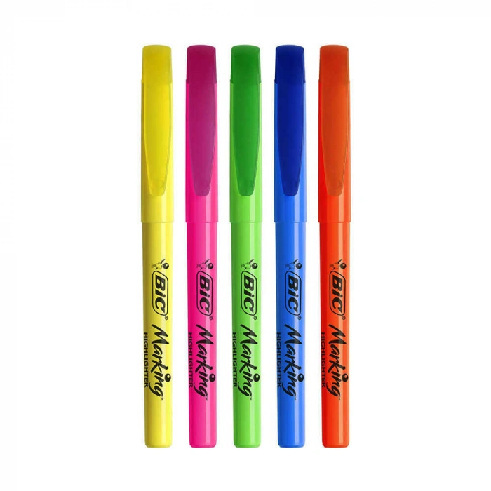 Bic Marking Fosforlu Kalem Highlighter Karışık Renk 5li
