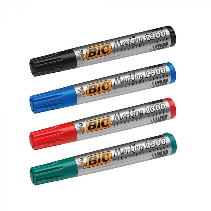 Bic Permanent Markör Kesik Uç 4lü 2300