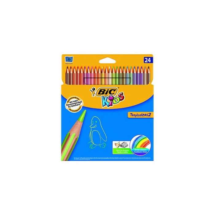 BİC TROPICOLORS 24 RENK KURUBOYA 9375183