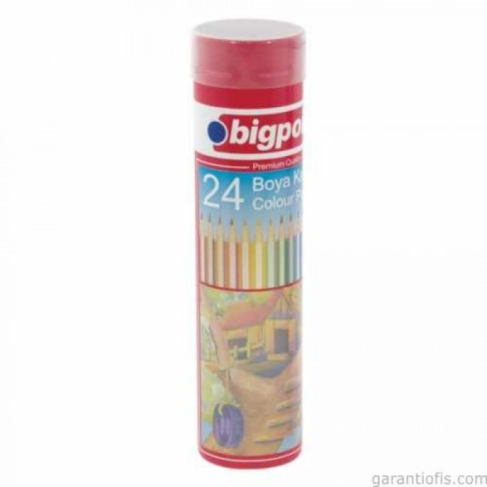 BİGPOİNT BP 941 Metal Tüp Tam Boy Kuru Boya (24 Renk)