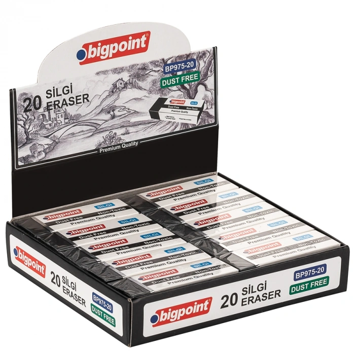 Bigpoint Dust-Free Silgi Siyah - Büyük Boy