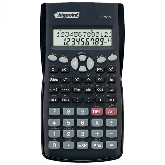 Bigpoint FX Fonksiyonlu Hesap Makinesi (12 Hane)