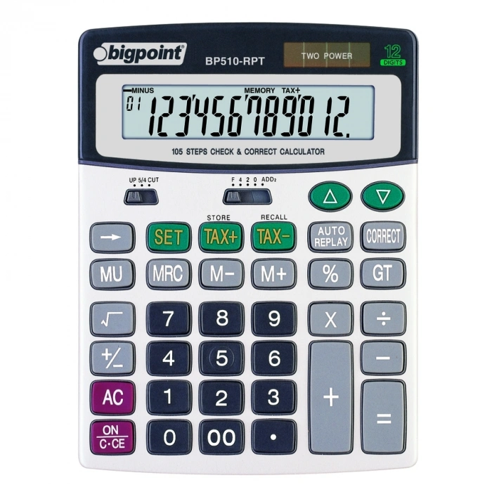 Bigpoint Hesap Makinesi 12 Haneli Profesyonel (BP510)