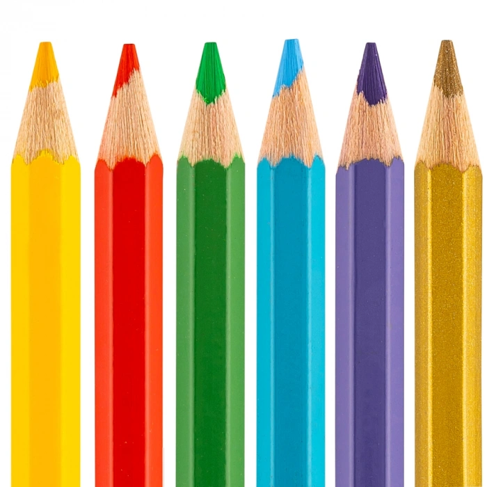 Bigpoint Metal Tüpde Kuru Boya Kalemi 12 Renk