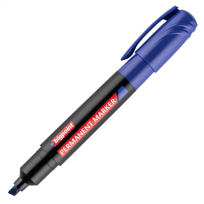 Bigpoint Permanent Markör Jumbo Kesik Uç Mavi