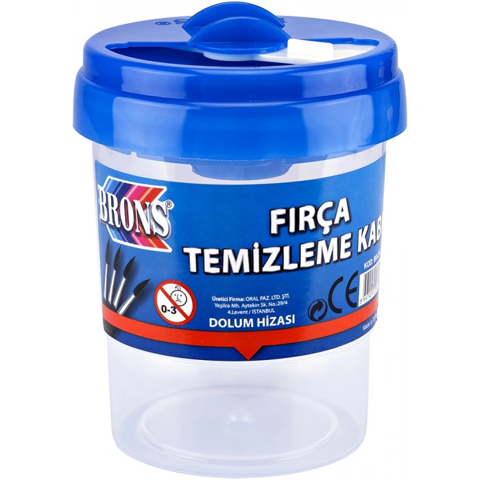 BRONS FIRÇA TEMİZLEME SU KABI BR-250