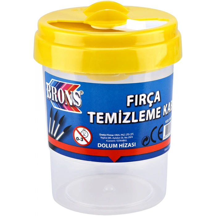 BRONS FIRÇA TEMİZLEME SU KABI BR-250