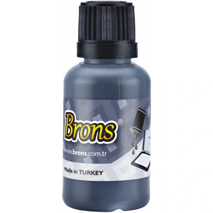 BRONS ISTAMPA MÜREKKEBİ SİYAH 30 cc BR-314