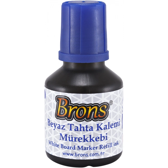 BRONS MAVİ TAHTA KALEMİ MÜREKKEBİ 30 cc BR-351