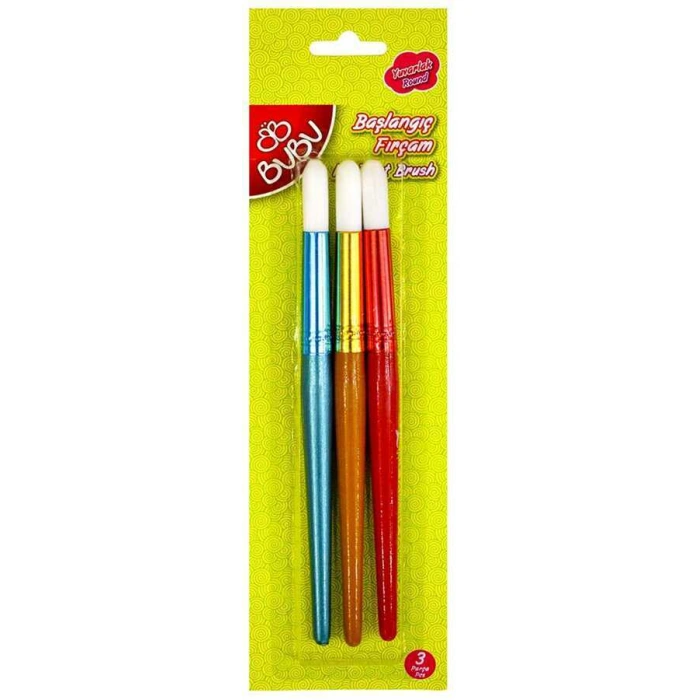 Bubu Başlangıç Fırçam Yuvarlak 3 Parça